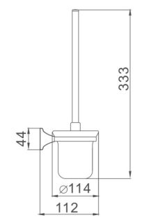 Ёршик Haiba HB8510 хром